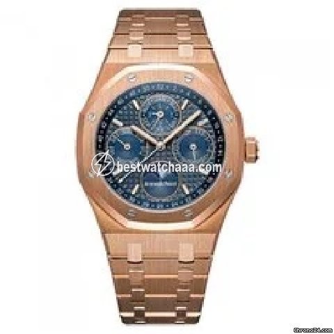 Audemars Piguet Royal Oak Perpetual Calendar Mens watch Unisex Automatic Rose gold 26574OR.OO.1220OR.02