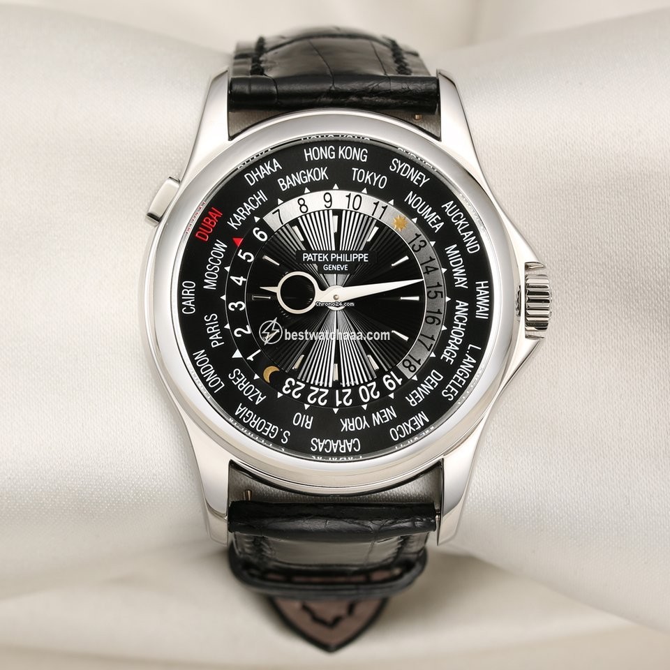 Patek Philippe World Time Mens watch Unisex Automatic Platinum 5130P-014