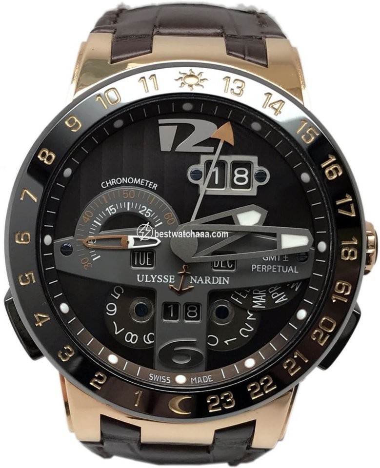 Ulysse Nardin El Toro  Black Toro Mens watch Unisex Automatic Rose gold 323-00