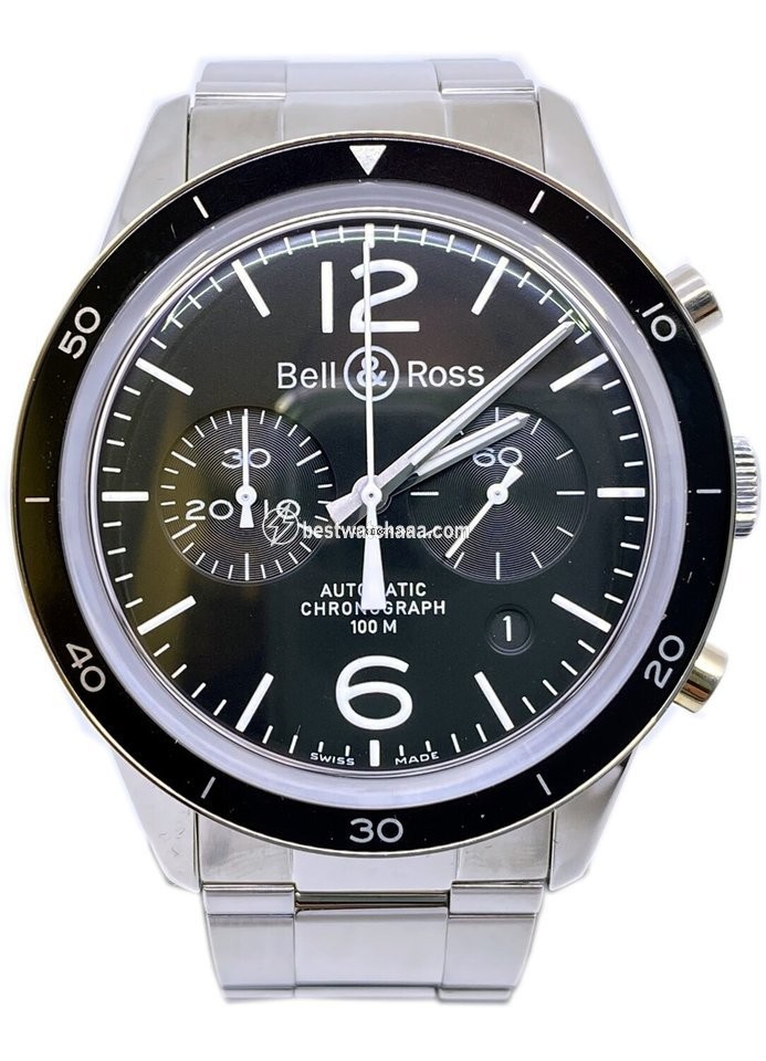 Bell & Ross BR V1 Mens watch Unisex Automatic Steel BRV126-BL-BE-SST