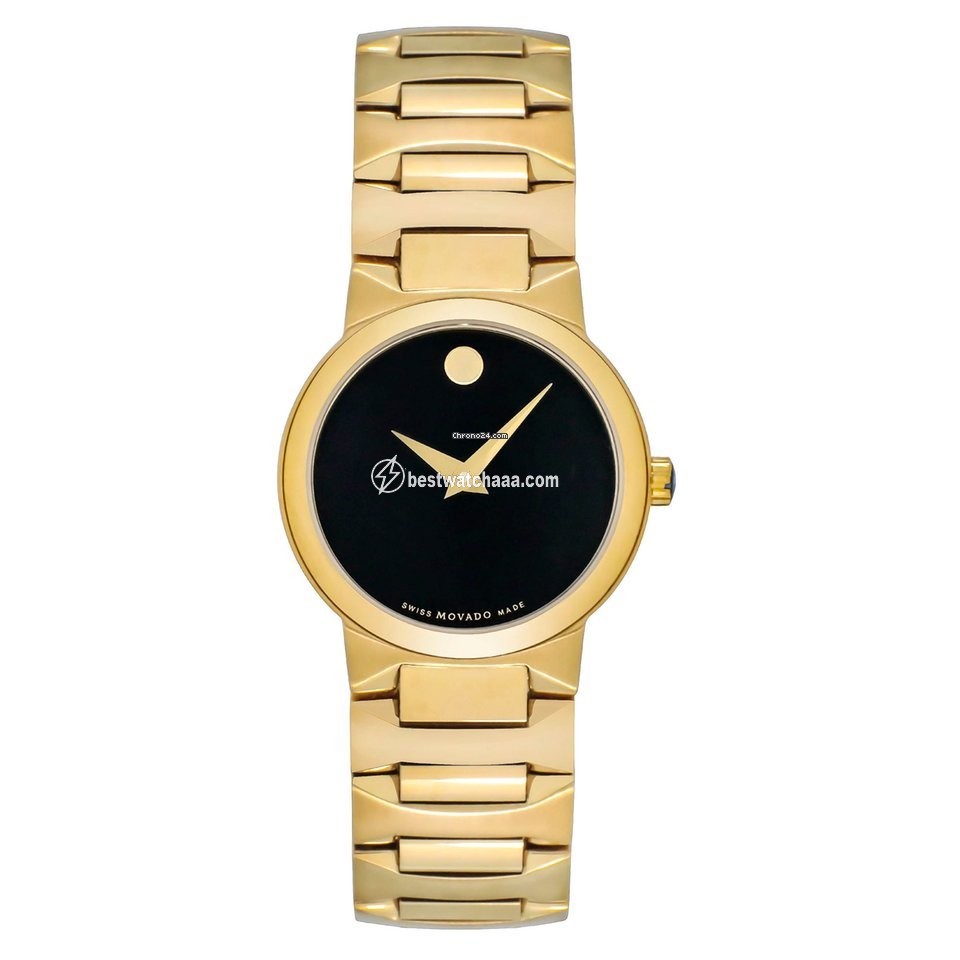 Movado Womens watch Quartz Gold Steel 0607297