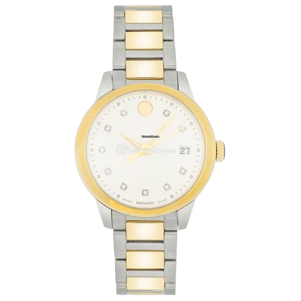 Movado Womens watch Quartz Gold Steel 0607399