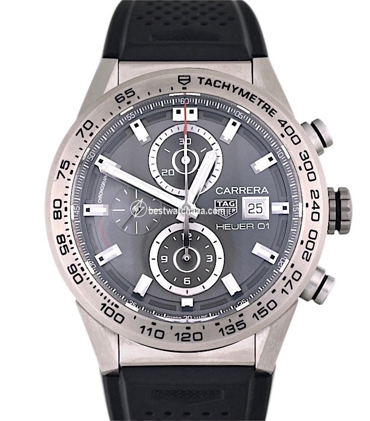 TAG Heuer Carrera Calibre HEUER 01 Mens watch Unisex Automatic Titanium CAR208Z.FT6046