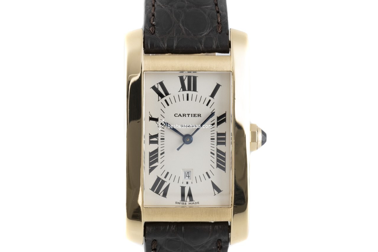 Cartier Tank Americaine Mens watch Unisex Automatic Yellow gold 8172984