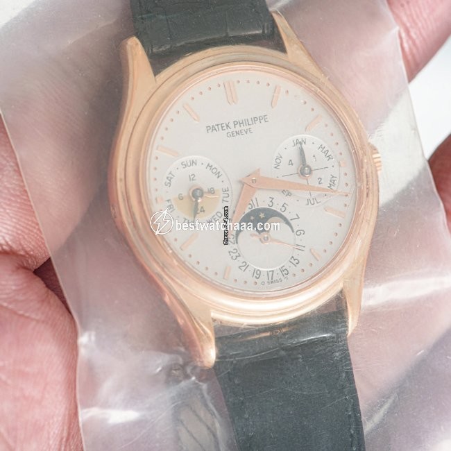 Patek Philippe Perpetual Calendar Mens watch Unisex Automatic Rose gold 3940R-011
