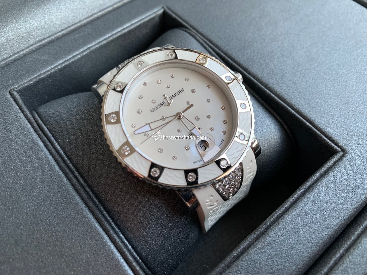 Ulysse Nardin Lady Diver Starry Night Womens watch Automatic Steel 8103-101E-3C 20