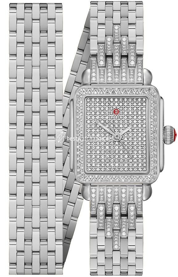 Michele Deco Womens watch Quartz Steel MWW06D000166