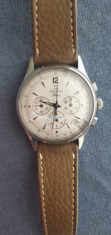 Zenith El Primero Chronograph Mens watch Unisex Manual winding Steel 01-0010.420
