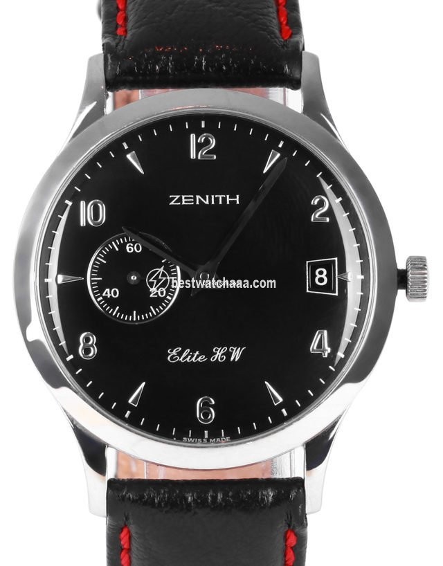 Zenith Elite Mens watch Unisex Manual winding Steel 01.1125.650