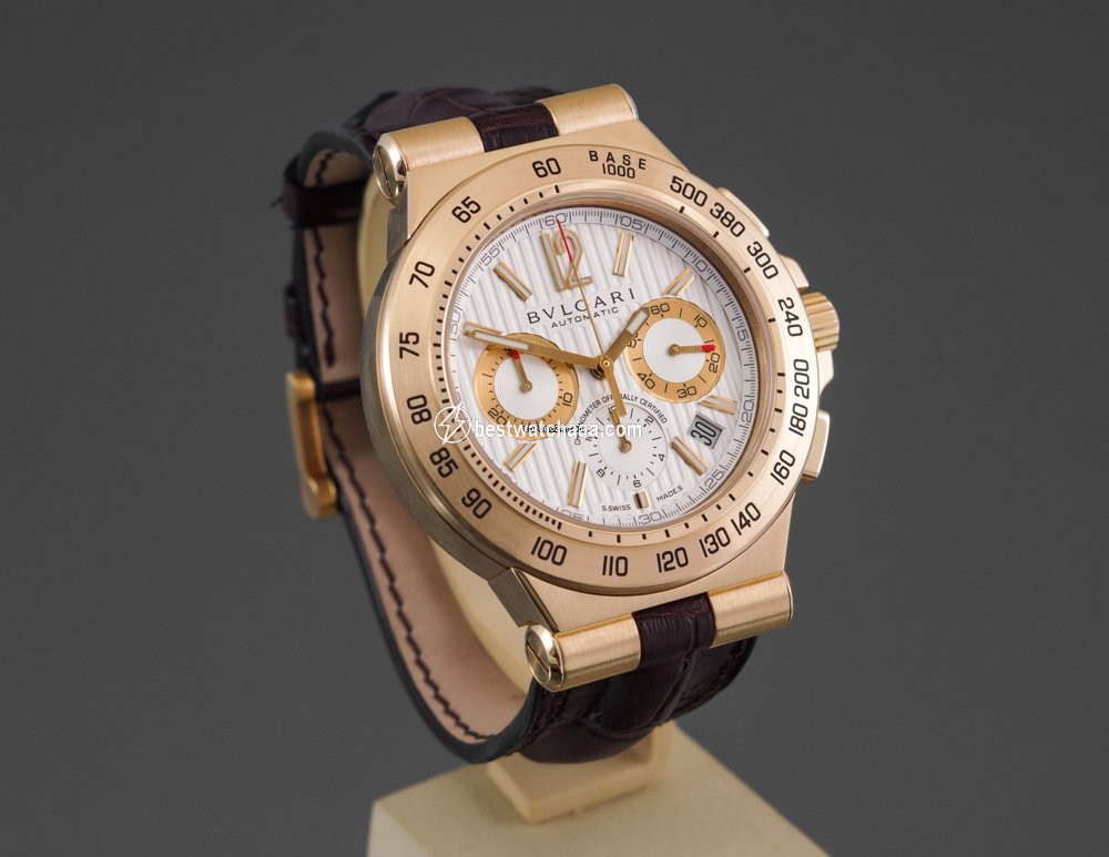 Bulgari Diagono Mens watch Unisex Automatic Yellow gold DP42GCH