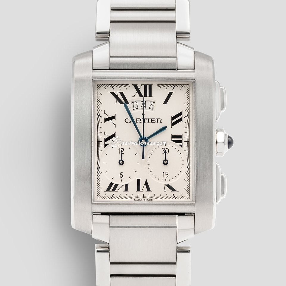 Cartier Tank Francaise Mens watch Unisex Quartz Steel 2653