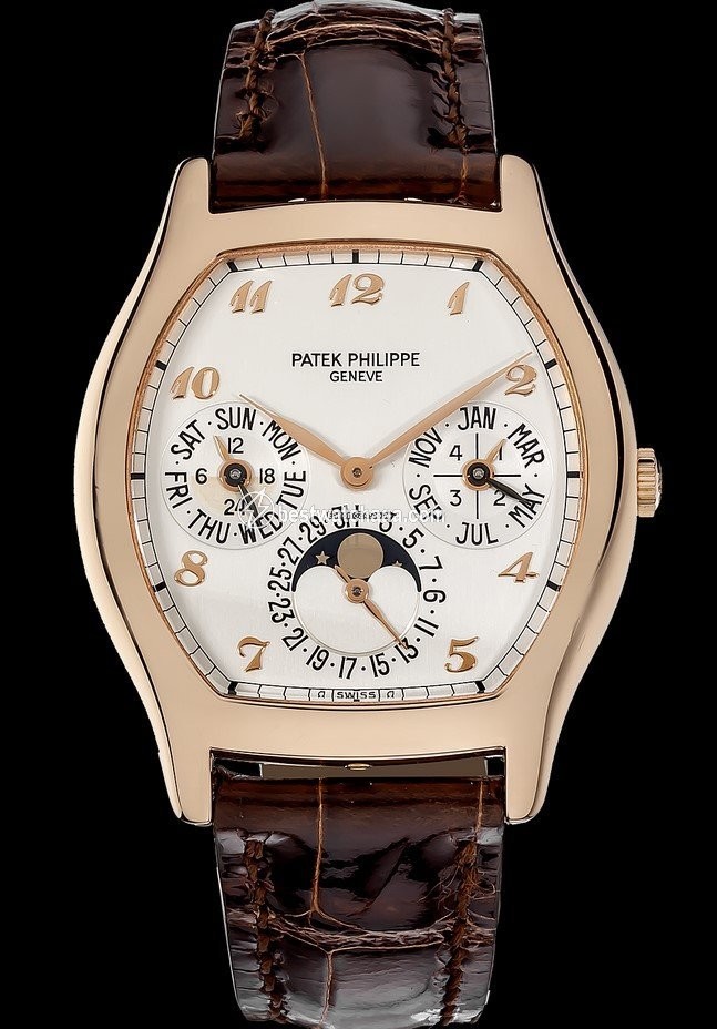 Patek Philippe Perpetual Calendar Mens watch Unisex Automatic Rose gold 5040R-017