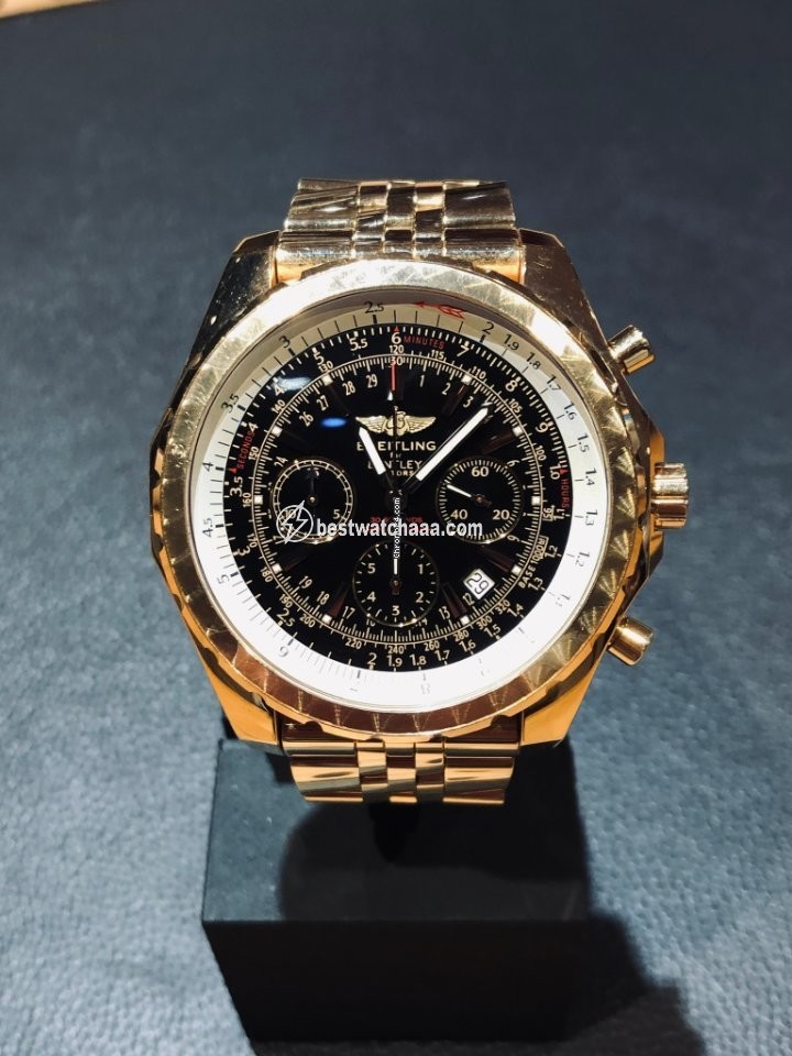 Breitling Bentley Motors Mens watch Unisex Automatic Rose gold H25363