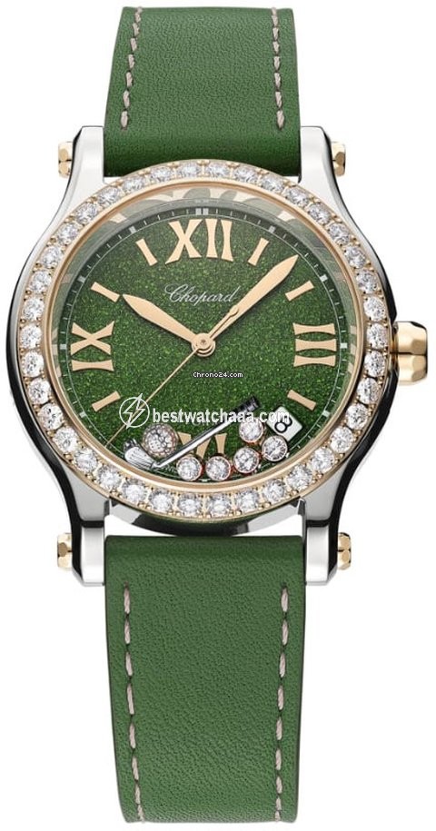 Chopard Happy Sport Womens watch Automatic Gold Steel 278559-6023