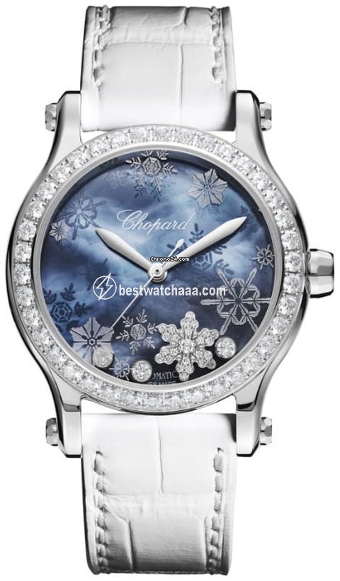 Chopard Happy Sport Womens watch Automatic Steel 278578-3001 Happy Snowflake