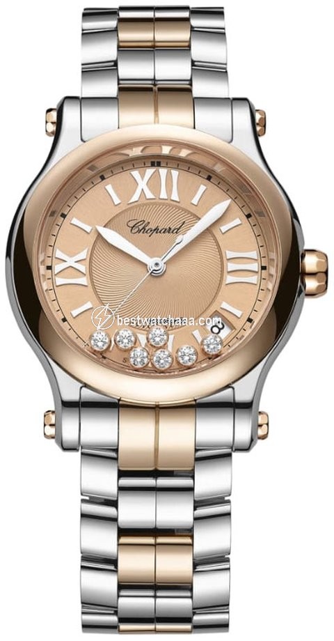Chopard Happy Sport Womens watch Automatic Gold Steel 278559-6019