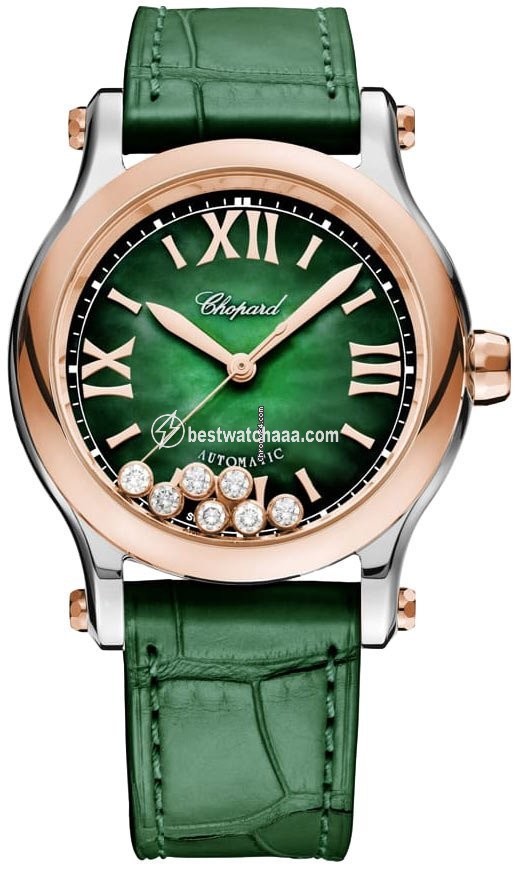 Chopard Happy Sport Womens watch Automatic Gold Steel 278578-6002
