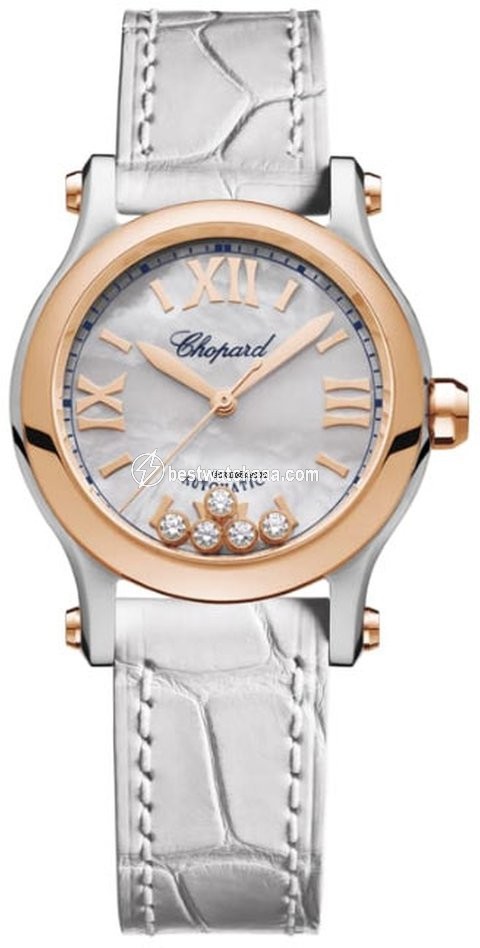 Chopard Happy Sport Womens watch Automatic Gold Steel 278573-6018