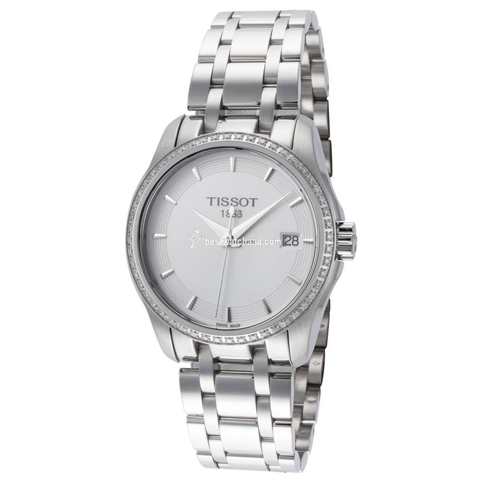 Tissot Couturier Womens watch Quartz Steel T0352106101100