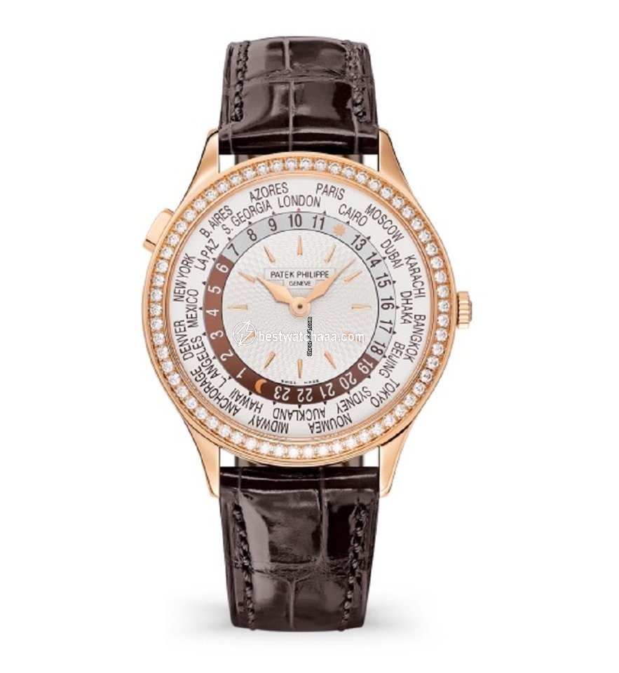 Patek Philippe World Time Womens watch Automatic Rose gold 7130R-013