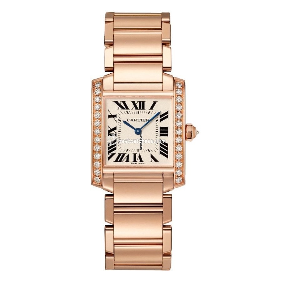 Cartier Tank Womens watch Quartz Rose gold WJTA0022