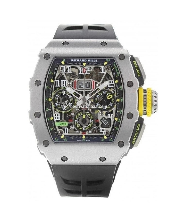 Richard Mille RM 011 Mens watch Unisex Automatic Titanium RM011-03