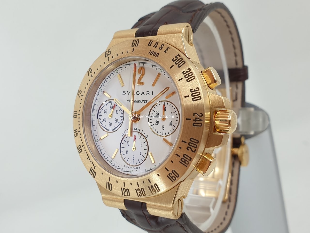 Bulgari Diagono Mens watch Unisex Automatic Yellow gold CH 40 G TA RA