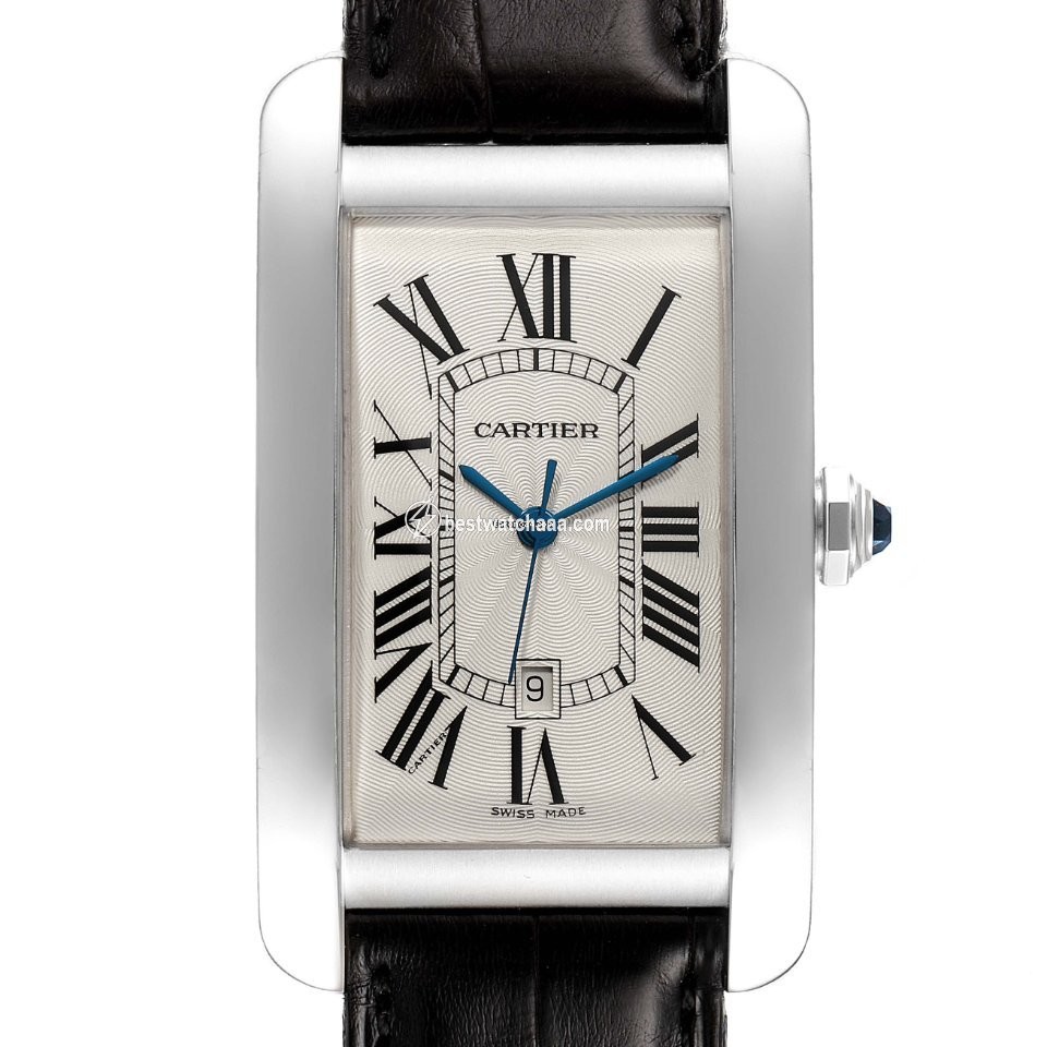 Cartier Tank Americaine Mens watch Unisex Automatic White gold W2603256