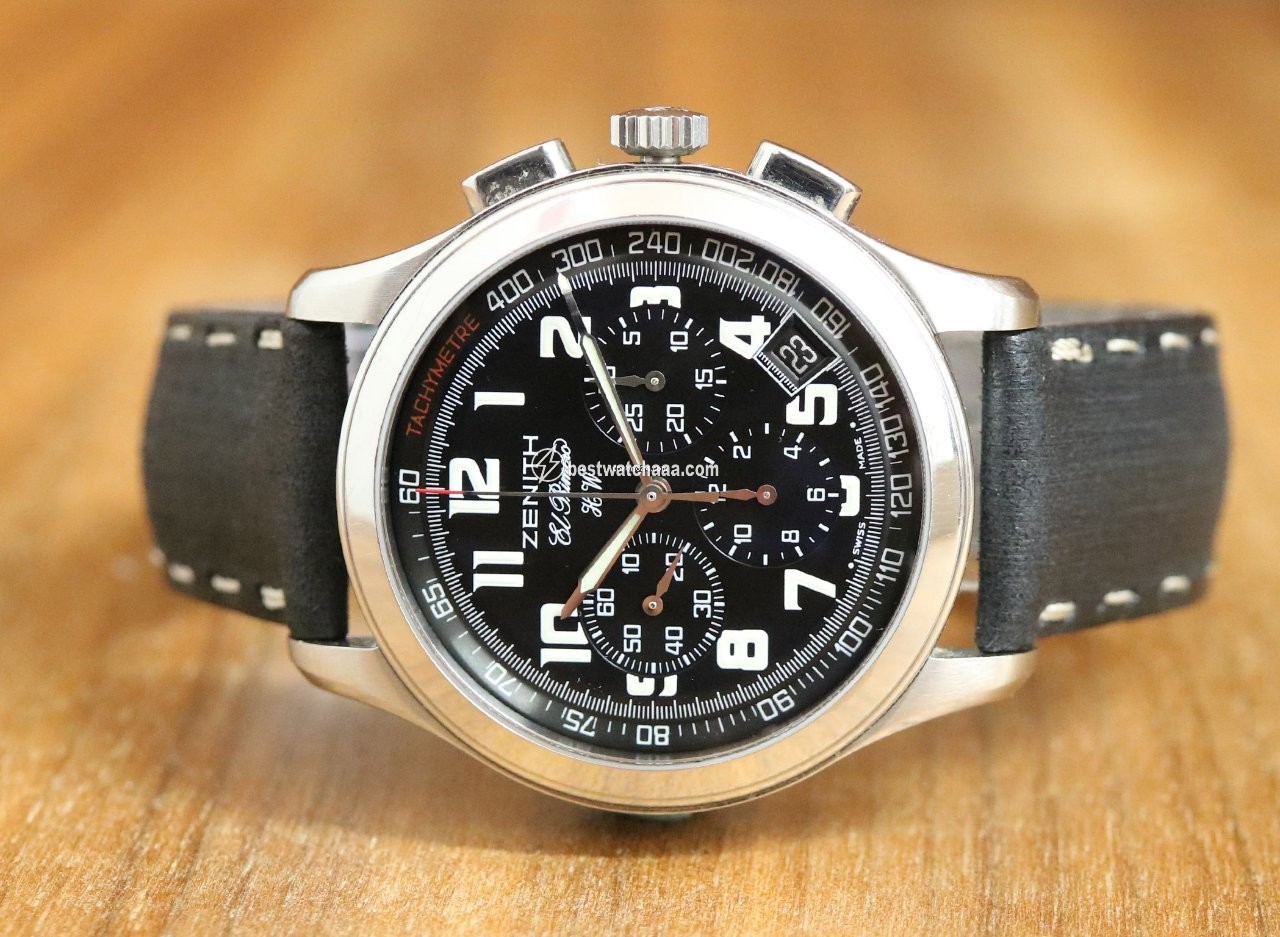Zenith El Primero Chronograph Mens watch Unisex Manual winding Steel 01.0500.420