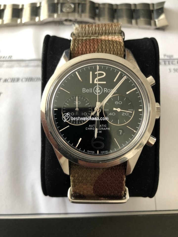 Bell & Ross Vintage Mens watch Unisex Automatic Steel BRG126-BL-ST SST