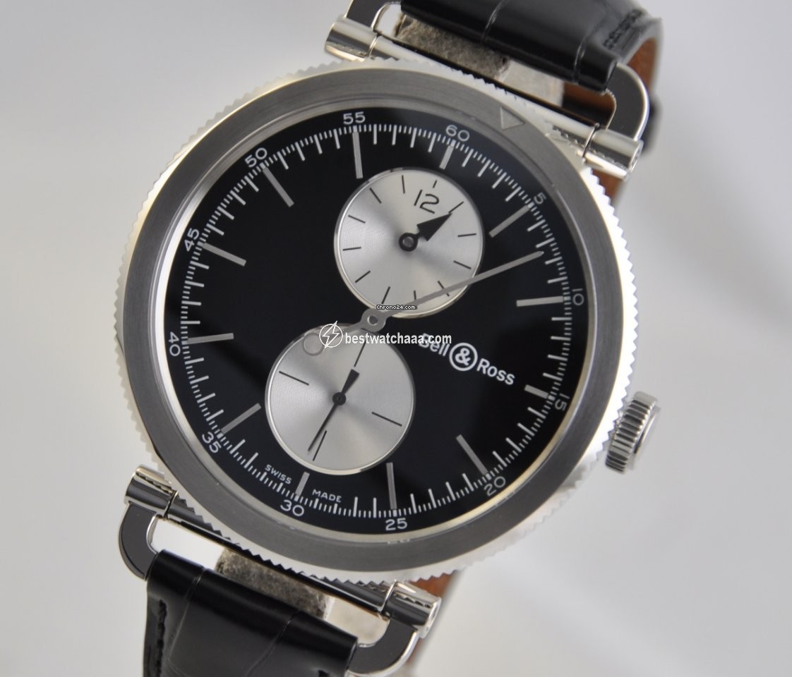 Bell & Ross Vintage Mens watch Unisex Automatic Steel BRWW2-REG-BS SCR
