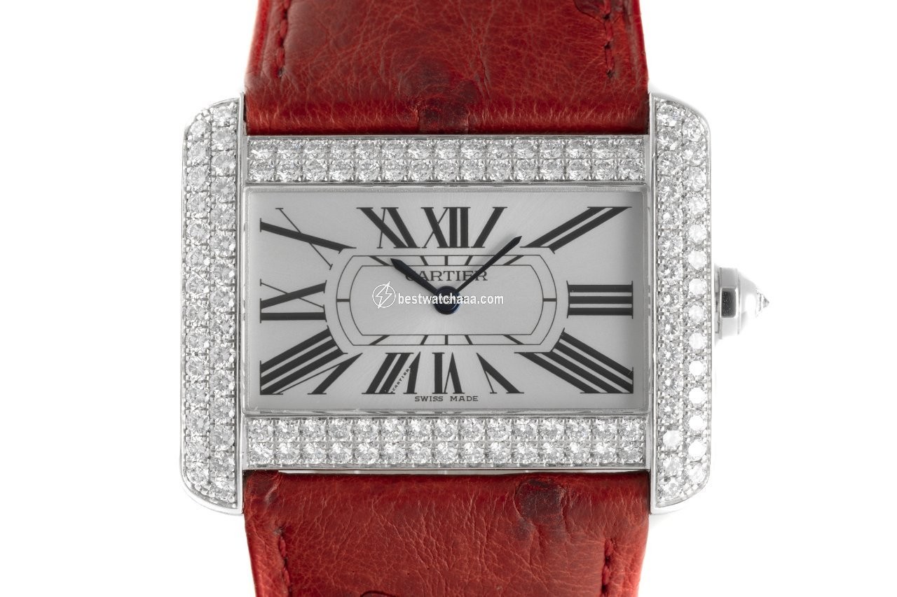 Cartier Tank Divan Womens watch Quartz White gold 2614