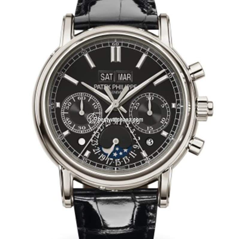 Patek Philippe Perpetual Calendar Chronograph Mens watch Unisex Manual winding Platinum 5204P