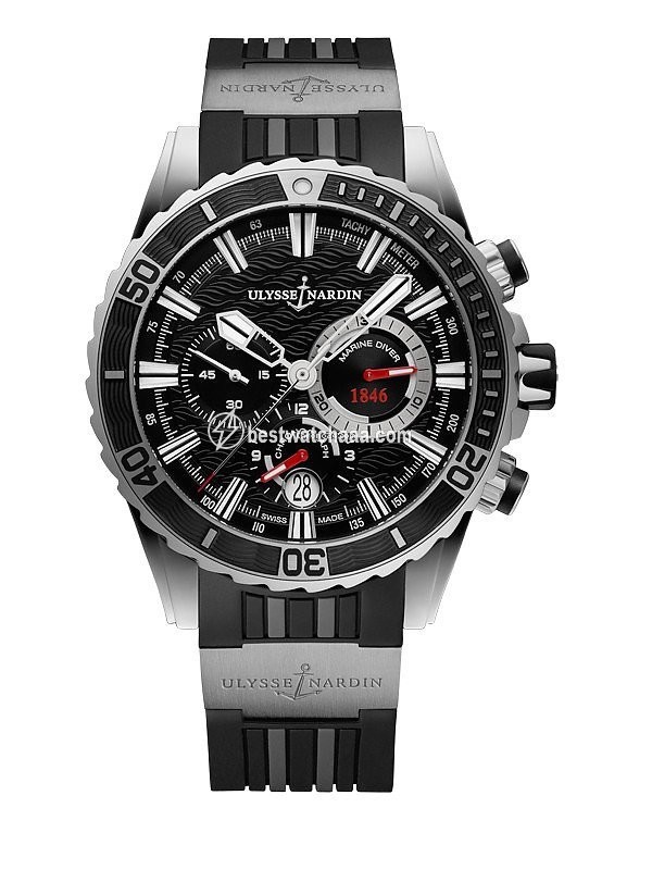 Ulysse Nardin Diver Chronograph Mens watch Unisex Automatic Steel 1503-151-3 92