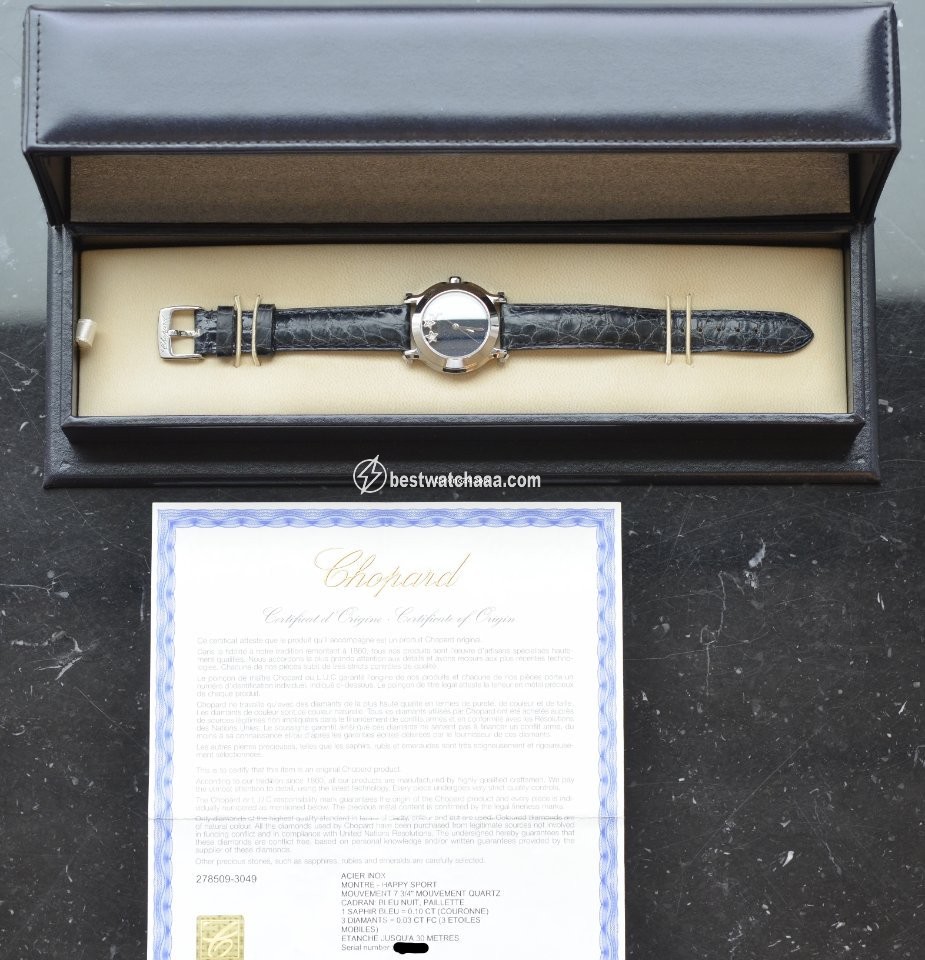 Chopard Happy Sport Womens watch Quartz Steel 278509-3049