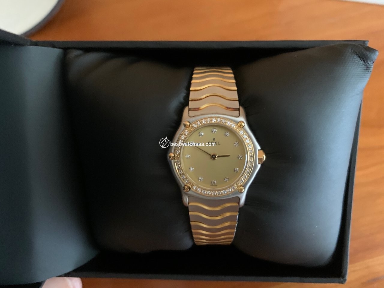 Ebel Classic Womens watch Automatic Gold Steel 166902-X