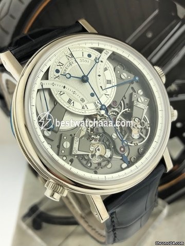 Breguet Tradition Mens watch Unisex Manual winding White gold 7077BB G1 9XV