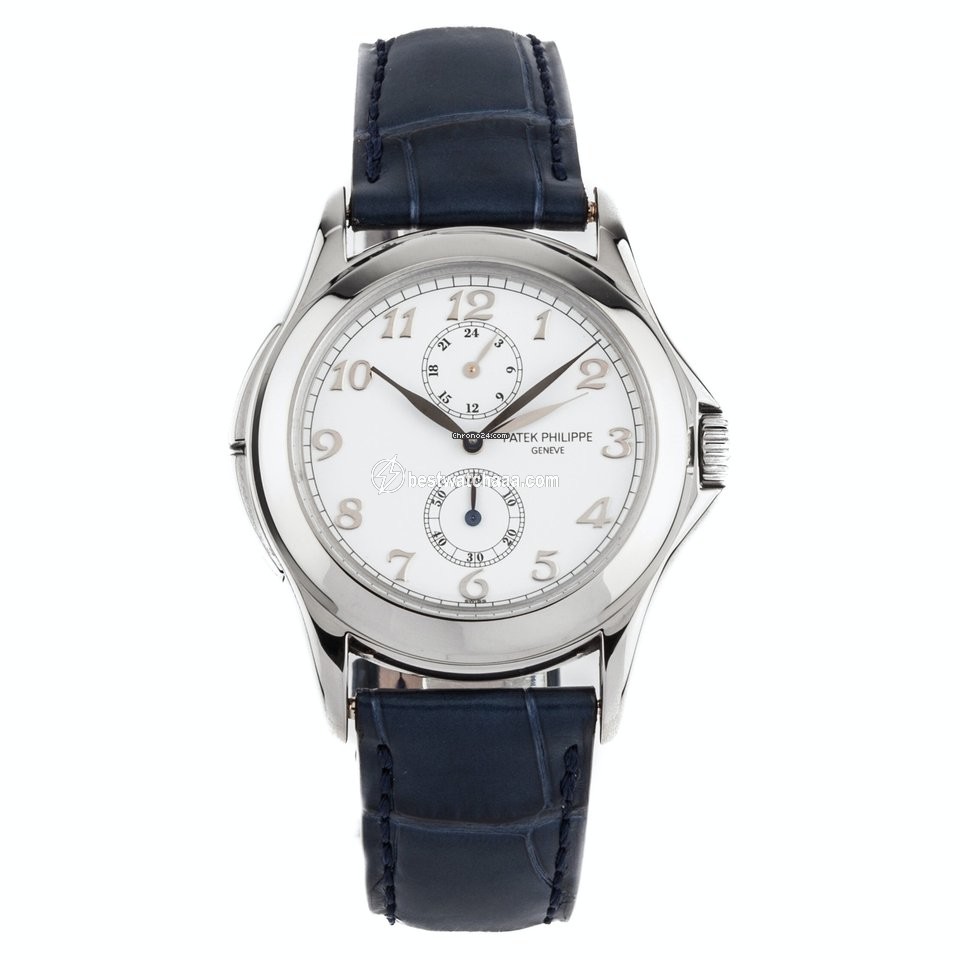 Patek Philippe Travel Time Mens watch Unisex Manual winding White gold 5134G-001