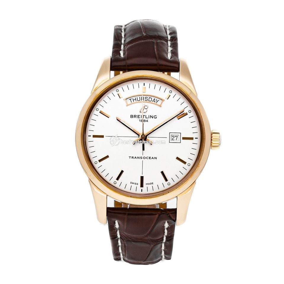 Breitling Transocean Day & Date Mens watch Unisex Automatic Rose gold R4531012 G752