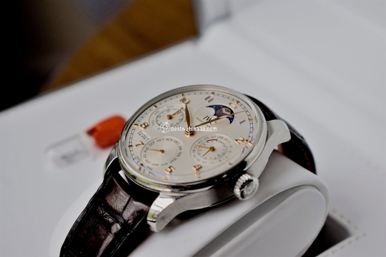 IWC Portuguese Perpetual Calendar Mens watch Unisex Automatic Steel IW503307