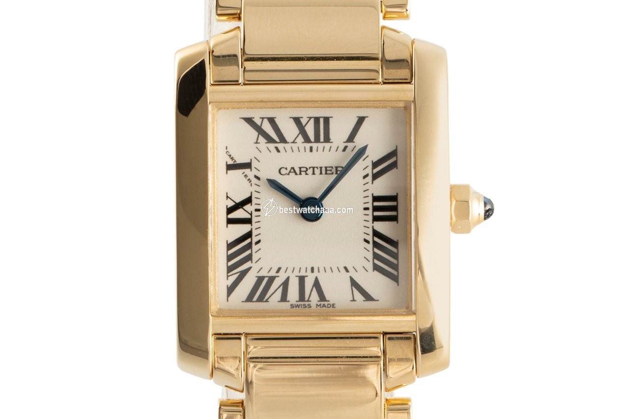Cartier Tank Francaise Womens watch Quartz Yellow gold 2385