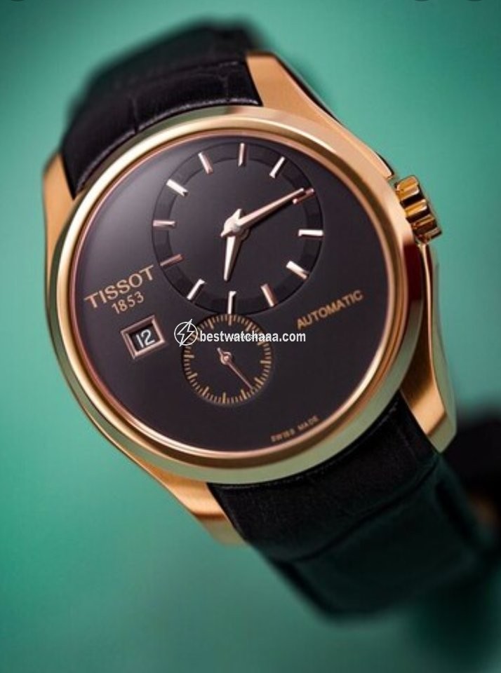 Tissot Couturier Mens watch Unisex Automatic Gold Steel T0354283605100