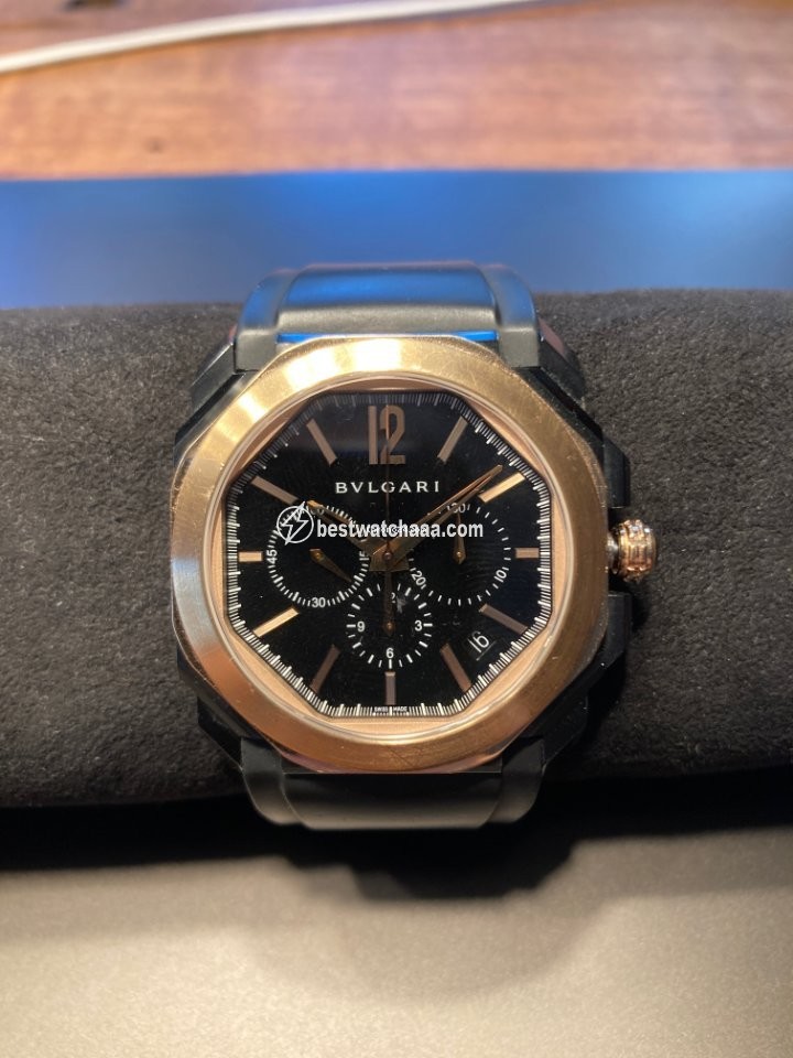 Bulgari Octo Mens watch Unisex Automatic Gold Steel BG042BBSPGVDCH