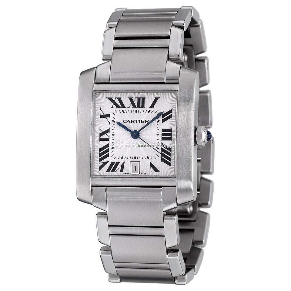 Cartier Tank Francaise Mens watch Unisex Automatic Steel W1002Q3