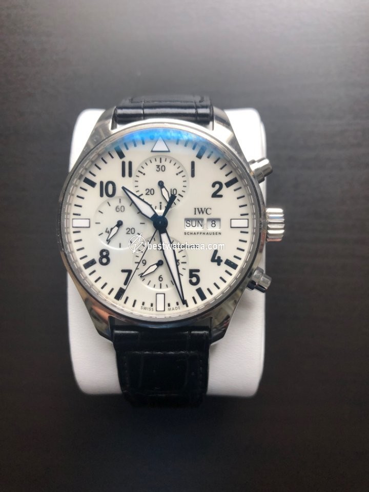 IWC Pilot Chronograph Mens watch Unisex Automatic Steel 5680870