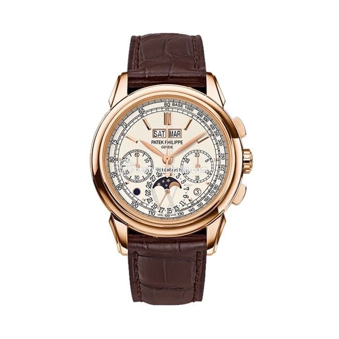 Patek Philippe Perpetual Calendar Chronograph Mens watch Unisex Manual winding Rose gold 5270R-001
