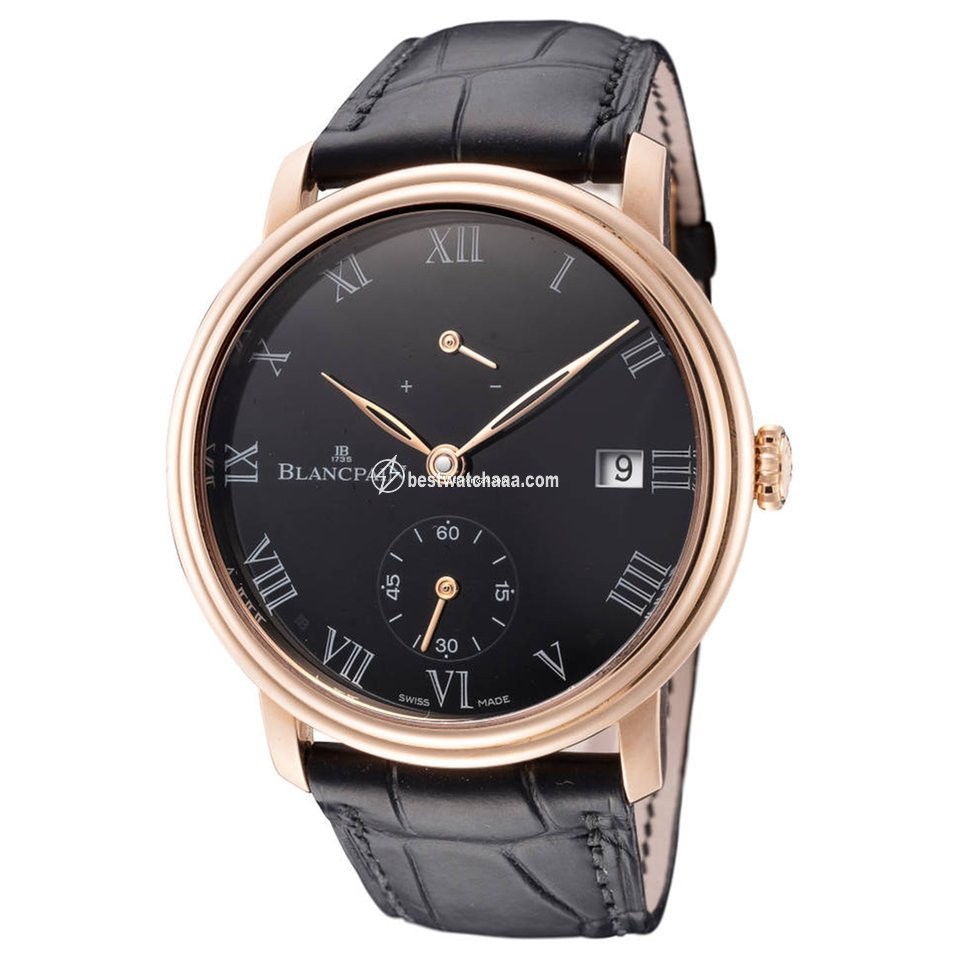 Blancpain Villeret Mens watch Unisex Manual winding Rose gold 6614-3637-55B