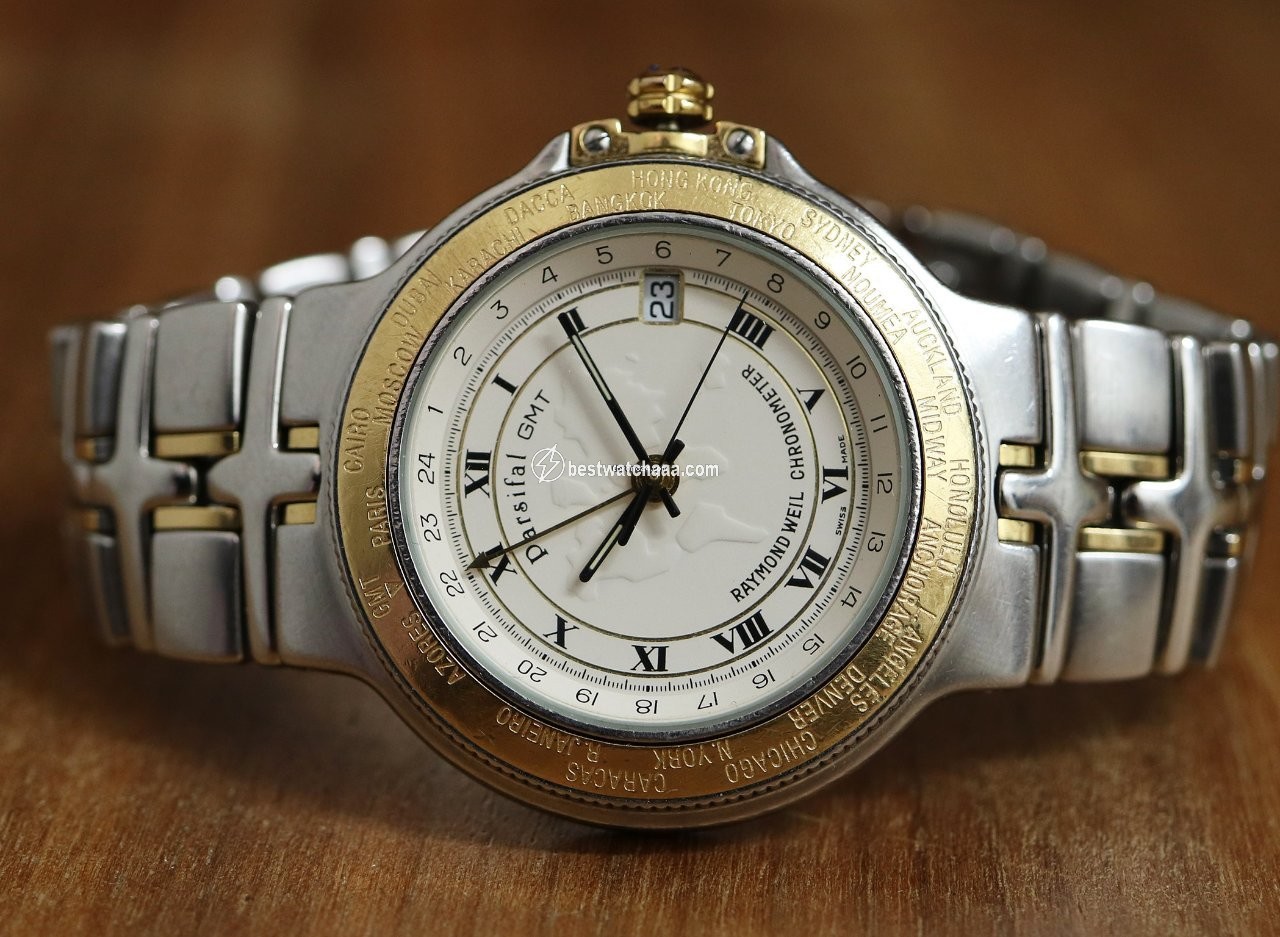 Raymond Weil Parsifal Mens watch Unisex Automatic Gold Steel 2990