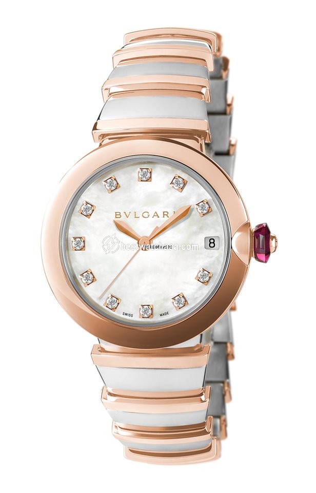 Bulgari Lucea Womens watch Automatic Gold Steel 102198