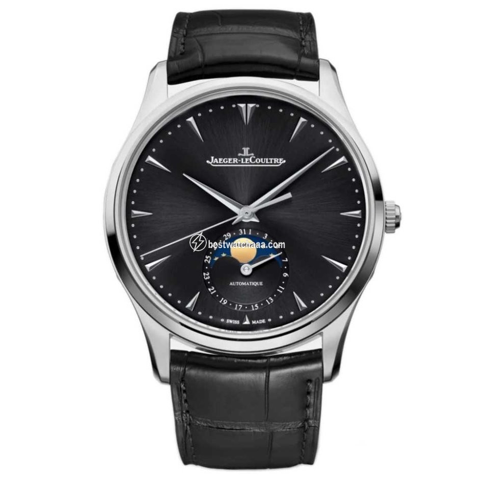 Jaeger-LeCoultre Master Ultra Thin Moon Mens watch Unisex Automatic Steel 1368470